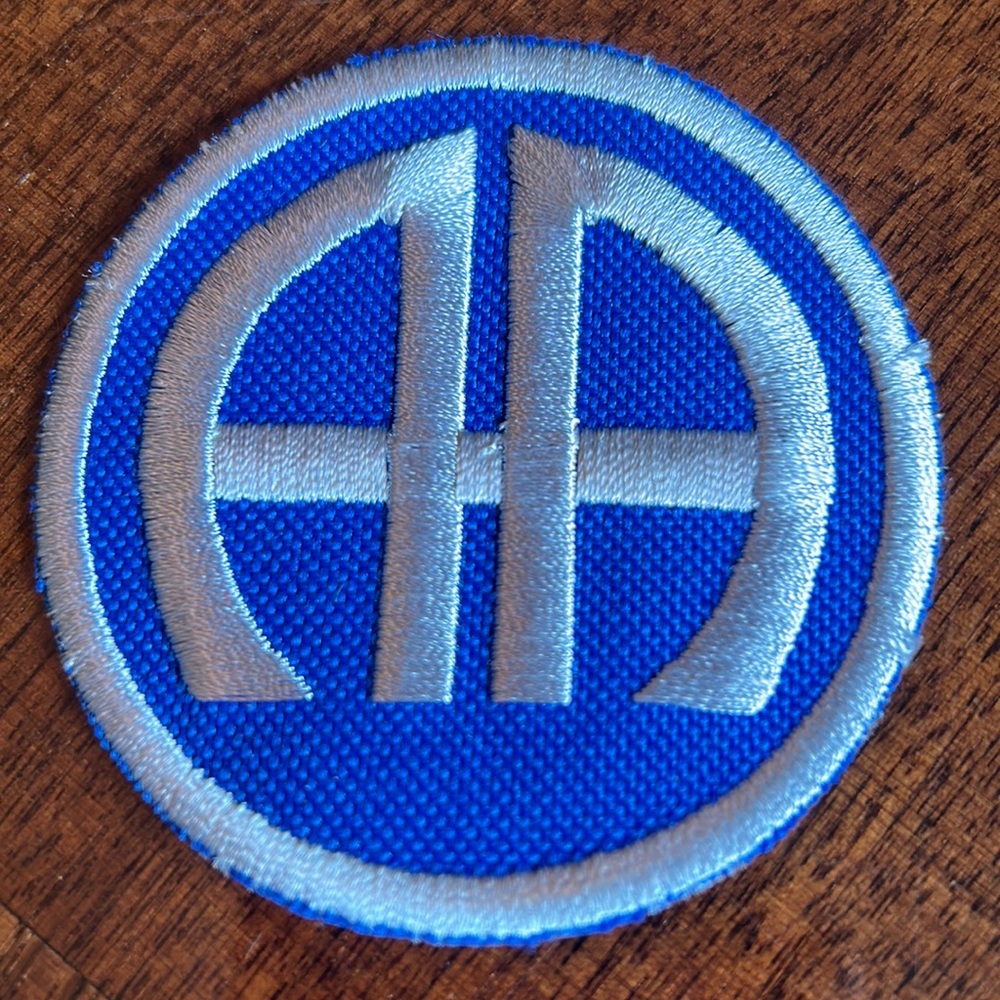 AA circular embroidered brand, new recovery patch